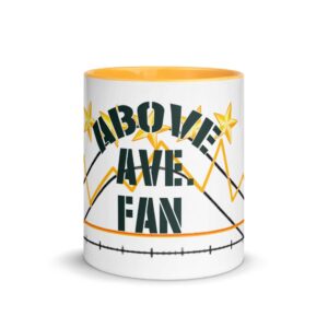 Above Ave. Fan Coffee Mug with Color Inside