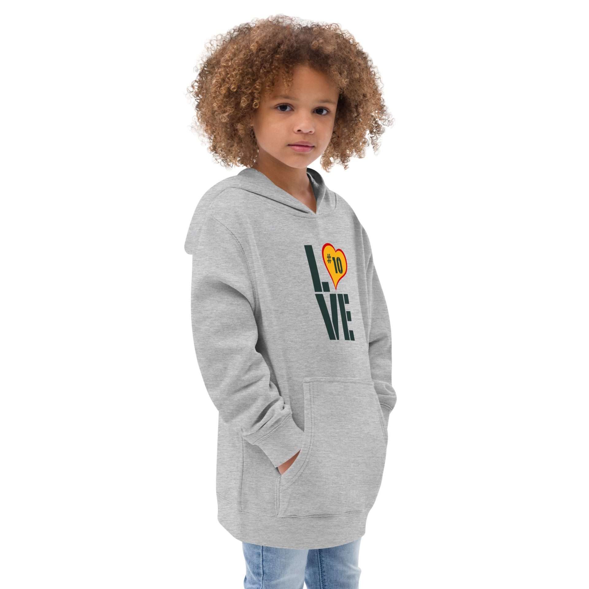 Kids LOVE fleece hoodie - Image 2