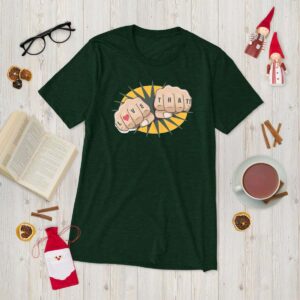 LOVE THAT! Knuckles front and back t-shirt