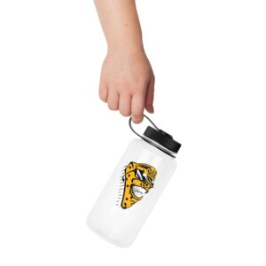 Cheese Guy wide mouth plastic water bottle